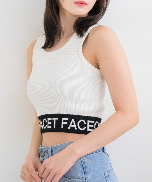 ems excite（エムズエキサイト）の「NTタンクトップ（タンクトップ・レディース・オフホワイト/ブラック系その他3/ブラック・FREE）」の5枚目の写真