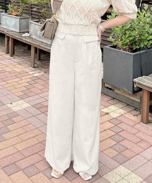 セール】【apres jour clair】ウエストデザインワイドパンツ【ZOZOTOWN セール】【apres jour clair】ウエストデザインワイドパンツ【ZOZOTOWN