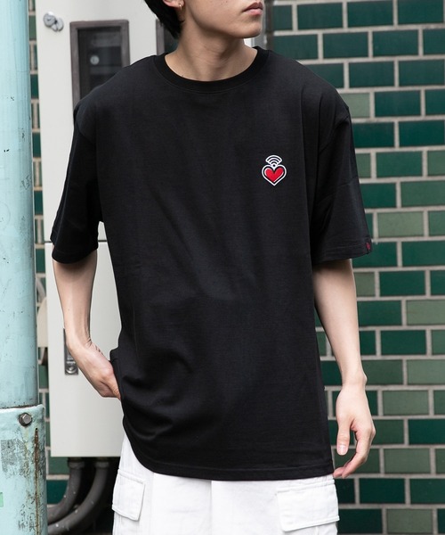 【UNISEX】WANGGWAN／Heart WiFi T 2115037（Tシャツ/カットソー）｜WANGGWAN（ワングァン）