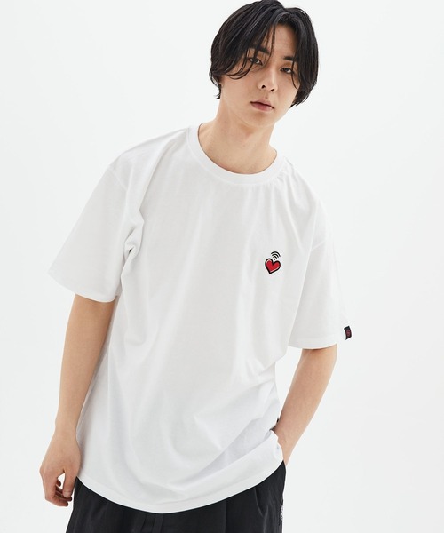 【UNISEX】WANGGWAN／Heart WiFi T 2115037（Tシャツ/カットソー）｜WANGGWAN（ワングァン）