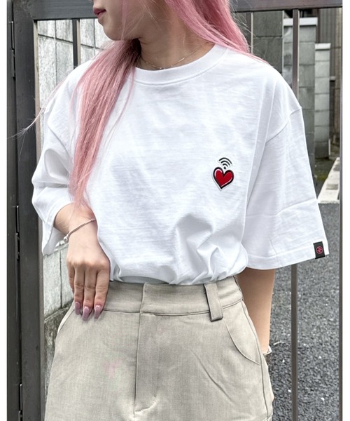 【UNISEX】WANGGWAN／Heart WiFi T 2115037（Tシャツ/カットソー）｜WANGGWAN（ワングァン）