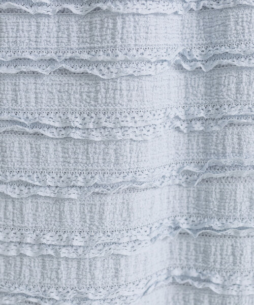 OLIVE des OLIVE（オリーブデオリーブ）の「ちびフリルタイトロングスカート（スカート・レディース・ブラック/サックスブルー/アイボリー・FREE）」の16枚目の写真