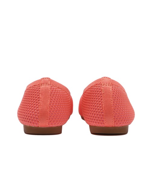 ABC-MART(エービーシーマート)の「ABC SELECT エービーシーセレクト COCOCEE(心地いい)ニットパンプス W5042 SALMON(パンプス・レディース・ピンク・SMALL/MEDIUM/LARGE/X-LARGE)」の4枚目の写真
