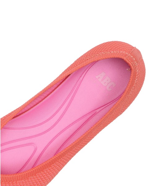 ABC-MART(エービーシーマート)の「ABC SELECT エービーシーセレクト COCOCEE(心地いい)ニットパンプス W5042 SALMON(パンプス・レディース・ピンク・SMALL/MEDIUM/LARGE/X-LARGE)」の7枚目の写真