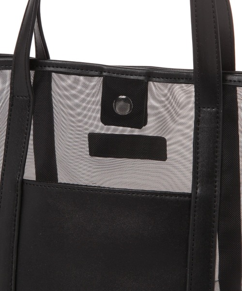 LAKOLE（ラコレ）の「メッシュコンビ2WAYトートバッグ / 119697（トートバッグ・レディース・シルバー/ブラック/ライトブルー・FREE）」の14枚目の写真