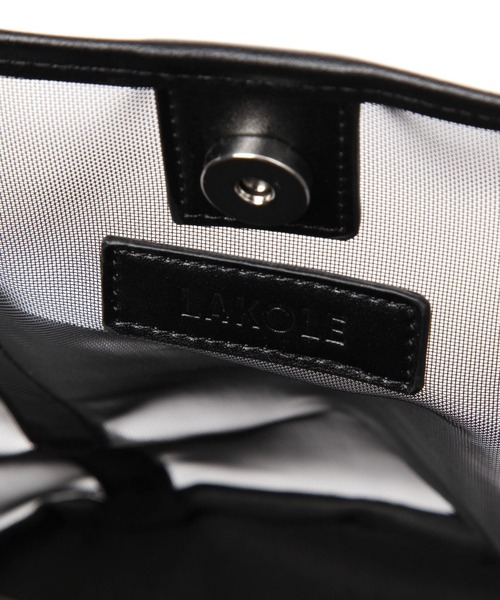 LAKOLE（ラコレ）の「メッシュコンビ2WAYトートバッグ / 119697（トートバッグ・レディース・シルバー/ブラック/ライトブルー・FREE）」の18枚目の写真