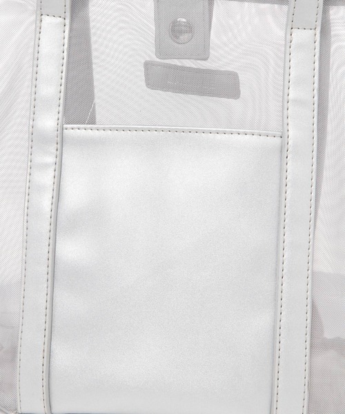 LAKOLE（ラコレ）の「メッシュコンビ2WAYトートバッグ / 119697（トートバッグ・レディース・シルバー/ブラック/ライトブルー・FREE）」の20枚目の写真