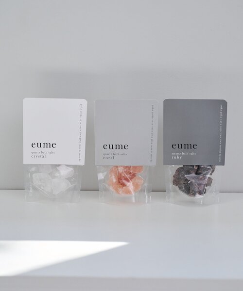 eumeバスソルト　3点セット クォーツバスソルト 3種セット | eume（イウミー）のプレゼント