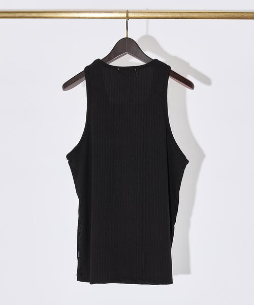 ABAHOUSE（アバハウス）の「【スクエアネック】ストレッチテレコ タンクトップ（タンクトップ・メンズ・ホワイト/チャコールグレー/ブラック・48/46）」の5枚目の写真
