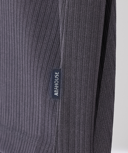 ABAHOUSE（アバハウス）の「【スクエアネック】ストレッチテレコ タンクトップ（タンクトップ・メンズ・ホワイト/チャコールグレー/ブラック・48/46）」の11枚目の写真