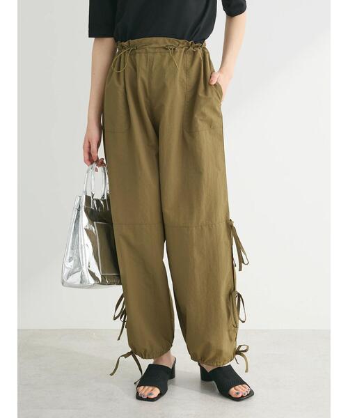 Green　Parks（グリーンパークス）の「・Double　Flags　サイドリボンカーゴパンツ（その他パンツ・レディース・ピンク/ブラック/カーキ・FREE）」の11枚目の写真