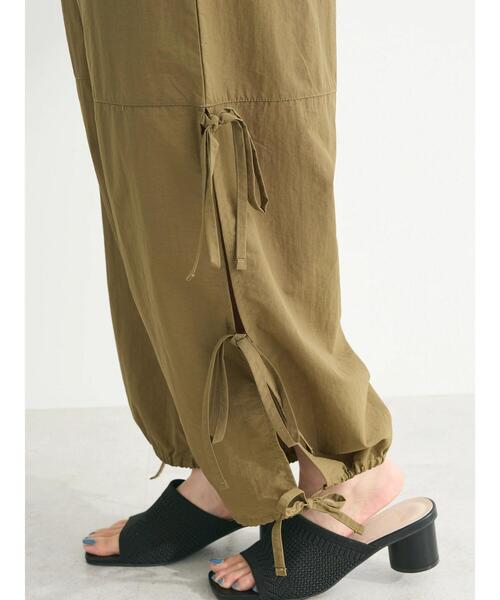 Green　Parks（グリーンパークス）の「・Double　Flags　サイドリボンカーゴパンツ（その他パンツ・レディース・ピンク/ブラック/カーキ・FREE）」の14枚目の写真