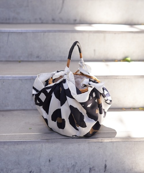 manipuri（マニプリ）の「【manipuri/マニプリ】かごバック（かごバッグ・レディース・ブラック・フリー）」の4枚目の写真