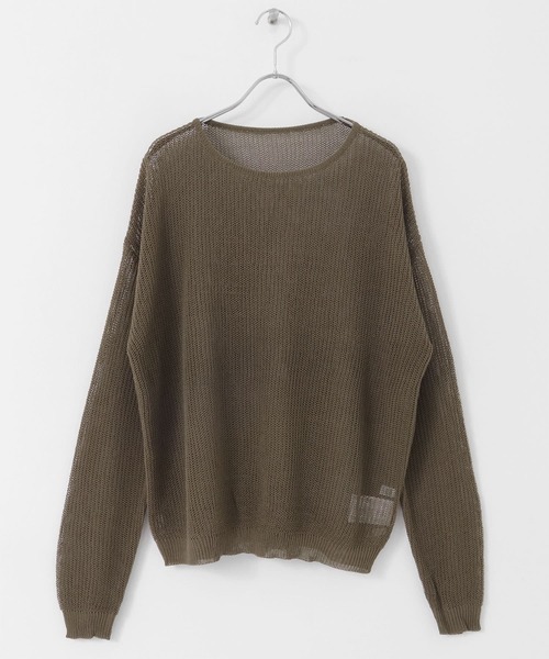 ITEMS URBANRESEARCH(アイテムズ アーバンリサーチ)の「ゴムヤーンニットプルオーバー(ニット/セーター・レディース・イエロー/モカ/オフホワイト・FREE)」の10枚目の写真