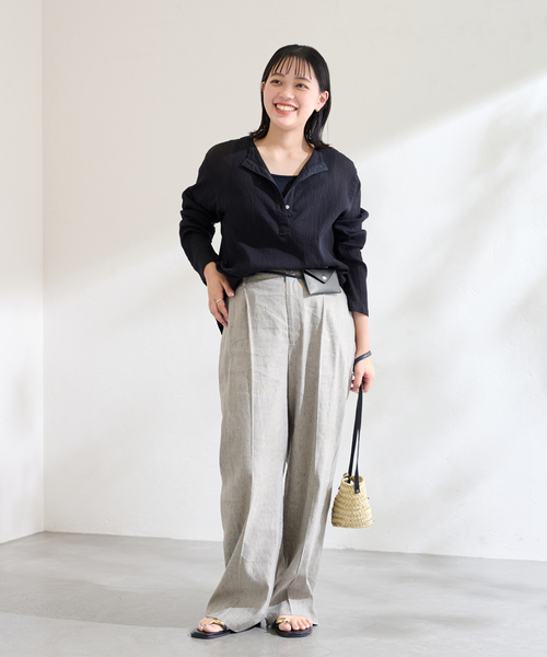 FRAMeWORK（フレームワーク）の「AULENTTI/オウレンティ 別注ウエストケース（ボディバッグ/ウエストポーチ・レディース・ブラック/ブラウン・FREE）」の3枚目の写真