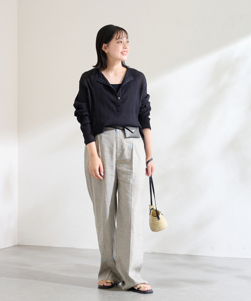 FRAMeWORK（フレームワーク）の「AULENTTI/オウレンティ 別注ウエストケース（ボディバッグ/ウエストポーチ・レディース・ブラック/ブラウン・FREE）」の4枚目の写真