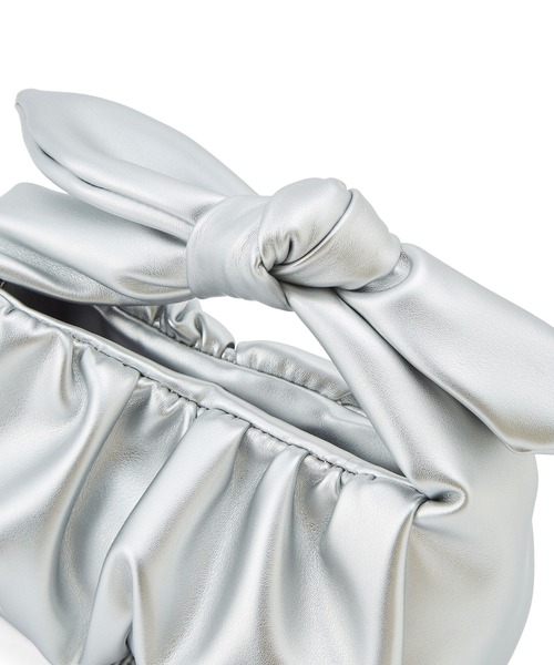 ADAM ET ROPE'（アダムエロペ）の「【サステナブル】リボンモチーフミニチェーンバック（ショルダーバッグ・レディース・ラベンダー/シルバー/ブラック・FREE）」の19枚目の写真