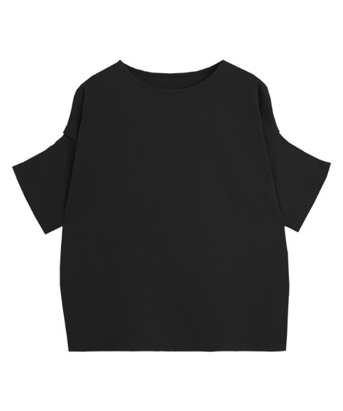 Pierrot(ピエロ)の「ポンチタックドルマンプルオーバー(Tシャツ/カットソー・レディース・ブラック/ブルー/オフホワイト/グレイッシュベージュ・L/M)」の14枚目の写真