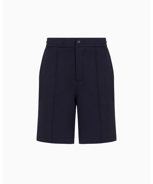 EMPORIO ARMANI（エンポリオアルマーニ）の「【エンポリオ アルマーニ】バミューダパンツ ダブルジャージー ピンタック（その他パンツ・メンズ・ブラック/ネイビー・SMALL/MEDIUM/LARGE/X-SMALL/X-LARGE）」の5枚目の写真