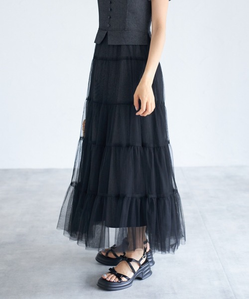 tocco closet（トッコ　クローゼット）の「【ZOZO限定】リボン厚底サンダル（サンダル・レディース・ブラック/シルバー/ホワイト・M/L）」の16枚目の写真