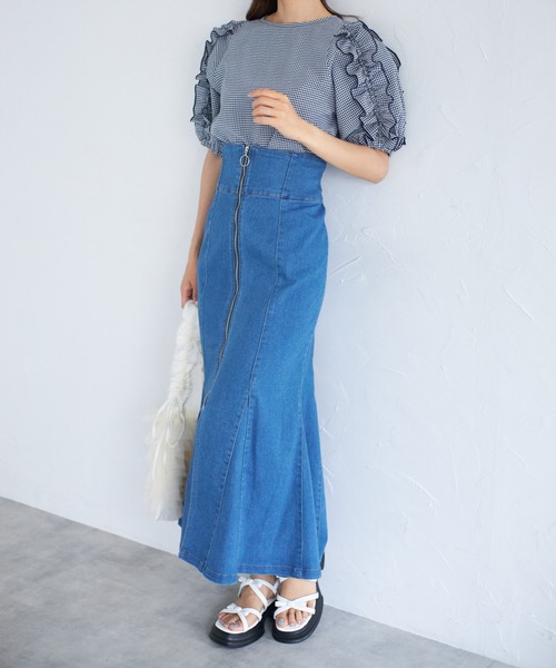 tocco closet（トッコ　クローゼット）の「【ZOZO限定】リボン厚底サンダル（サンダル・レディース・ブラック/シルバー/ホワイト・M/L）」の12枚目の写真