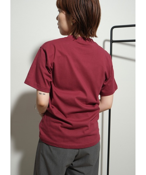 palm RICHE(ポームリシュ)の「プリントロゴTシャツ(Tシャツ/カットソー・レディース・ブラック/ワイン/オフホワイト・M)」の22枚目の写真