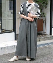 FORK&SPOON | FORK&SPOON　テントラインジャンパースカート(ワンピース)