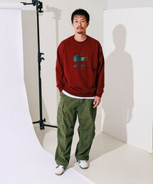 LACOSTE | LACOSTE for BEAMS / 別注 ロゴ スウェット(スウェット)