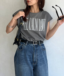 Chez toi | フレンチスリーブロゴTシャツ(Tシャツ/カットソー)