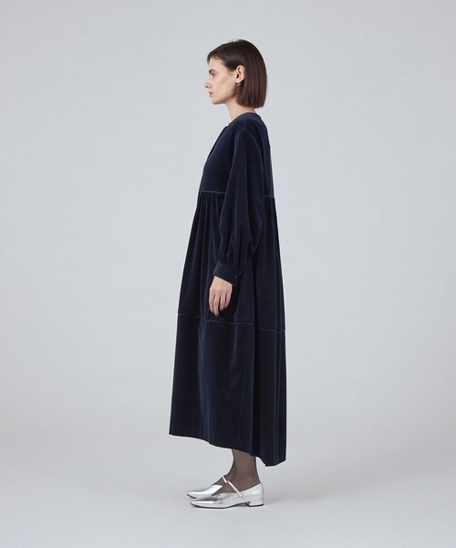 セール】キャラメルヴェルト ギャザーロングワンピース