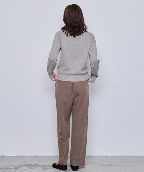 Arnold Palmer（アーノルドパーマー）の「ツイル タックパンツ（その他パンツ・レディース・ブラック/ライトブラウン・S/M/L）」の15枚目の写真