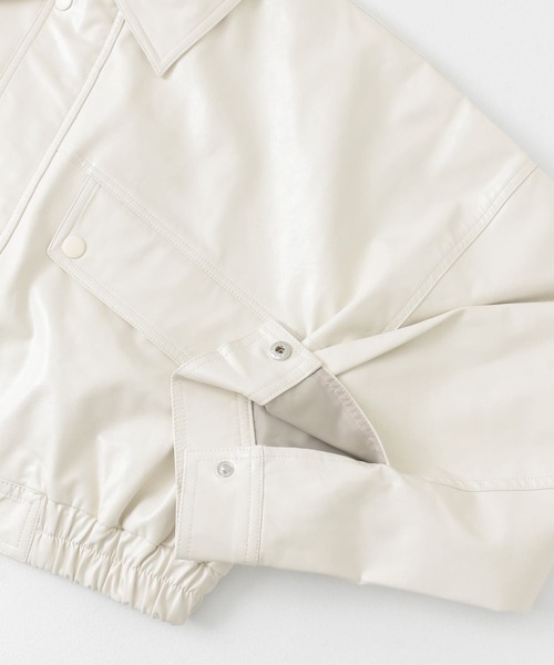 ［SENSE OF PLACE］リバーシブルレザーライクボアジャケット SENSE OF PLACE］リバーシブルレザーライクボアジャケット SENSE