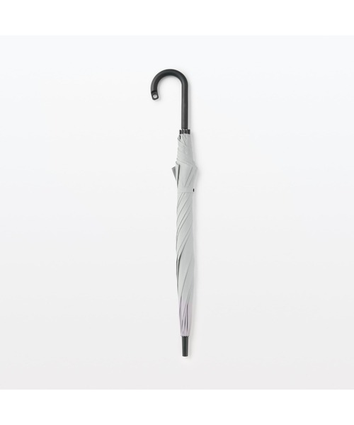 無印良品(ムジルシリョウヒン)の「晴雨兼用 しるしのつけられる傘 傘60cm(長傘・レディース・ライトグレー・60cm)」の6枚目の写真