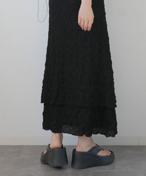 Reurie'(レウリィ)の「プラットフォームトングサンダル/platform tong sandal ビーチサンダル 厚底 リカバリーサンダル カジュアル Y2K ストリート 韓国 フェイクレザー 黒 ブラック(サンダル・レディース・ブラック・SMALL/MEDIUM/LARGE)」の16枚目の写真