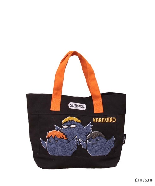 OUTDOOR PRODUCTS(アウトドアプロダクツ)の「ハイキュー!!×OUTDOOR PRODUCTS ミニトートバッグ さがら刺繍(トートバッグ・レディース・ブラック・FREE)」の3枚目の写真