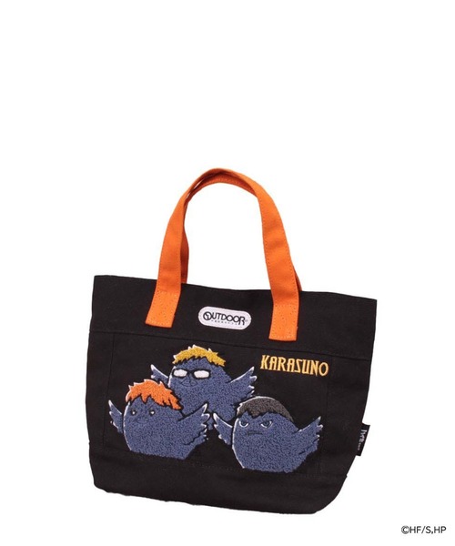 OUTDOOR PRODUCTS(アウトドアプロダクツ)の「ハイキュー!!×OUTDOOR PRODUCTS ミニトートバッグ さがら刺繍(トートバッグ・レディース・ブラック・FREE)」の4枚目の写真