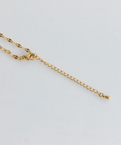 Phoebe（フィービィー）の「【金属アレルギー対応】スパークリングペタルネックレス/サージカルステンレス（ネックレス・レディース・ピンクゴールド/イエローゴールド/シルバー・FREE）」の11枚目の写真