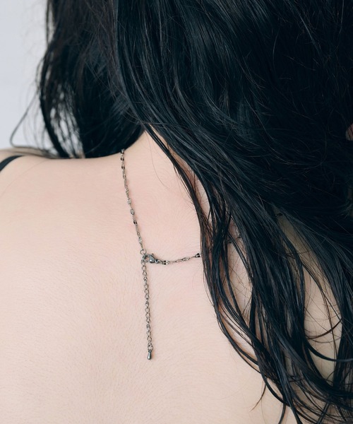 Phoebe（フィービィー）の「【金属アレルギー対応】スパークリングペタルネックレス/サージカルステンレス（ネックレス・レディース・ピンクゴールド/イエローゴールド/シルバー・FREE）」の13枚目の写真