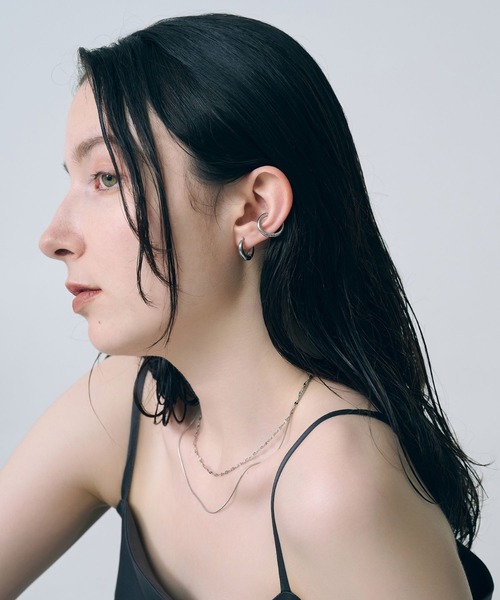 Phoebe（フィービィー）の「【金属アレルギー対応】スパークリングペタルネックレス/サージカルステンレス（ネックレス・レディース・ピンクゴールド/イエローゴールド/シルバー・FREE）」の14枚目の写真