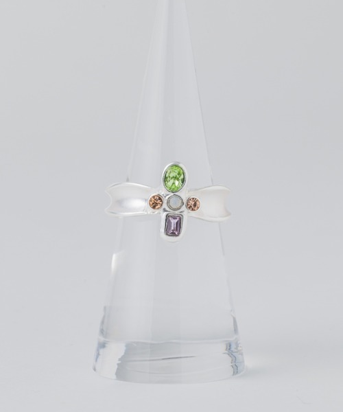 ANU(アヌ)の「Echidna’s cross ring - エキドナクロスリング(リング・レディース・シルバー/ゴールド・9-10/13-14/11-12)」の6枚目の写真