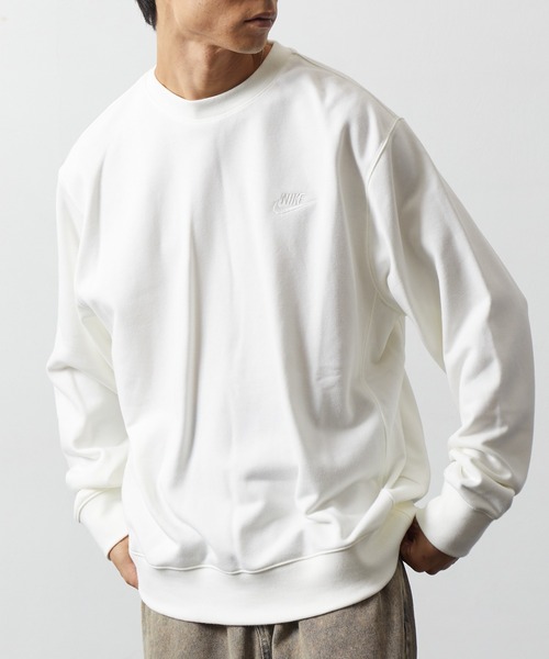 NIKE（ナイキ）の「限定展開 NIKE/ナイキ クラブフレンチテリ― クルー / スウェット / BV2667（Tシャツ/カットソー・メンズ・ブラック/グレー/ナチュラル・XX-LARGE/X-LARGE/LARGE/MEDIUM）」の10枚目の写真