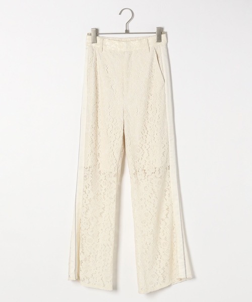 PAGEBOY（ページボーイ）の「レースサイドキリカエパンツ（その他パンツ・レディース・オフホワイト/ブラック・FREE）」の12枚目の写真