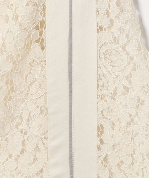 PAGEBOY（ページボーイ）の「レースサイドキリカエパンツ（その他パンツ・レディース・オフホワイト/ブラック・FREE）」の5枚目の写真