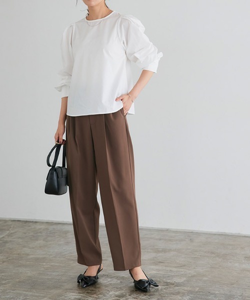 Pierrot（ピエロ）の「ブラウスセットペプラムベスト（ベスト・レディース・ネイビー/ブラック・M/L）」の20枚目の写真