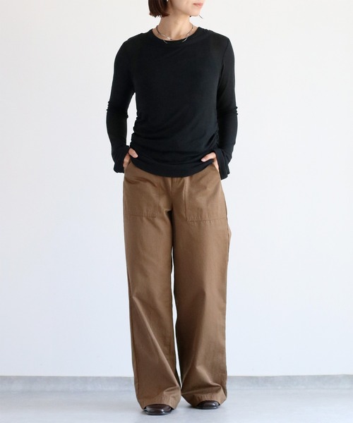 cepo（セポ）の「【セットアイテム】&【マルチウェイ】シアーアンサンブルプルオーバー（Tシャツ/カットソー・レディース・ブラック/グレー/グリーン・M）」の15枚目の写真