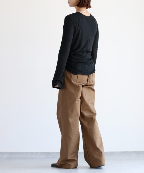 cepo（セポ）の「【セットアイテム】&【マルチウェイ】シアーアンサンブルプルオーバー（Tシャツ/カットソー・レディース・ブラック/グレー/グリーン・M）」の19枚目の写真