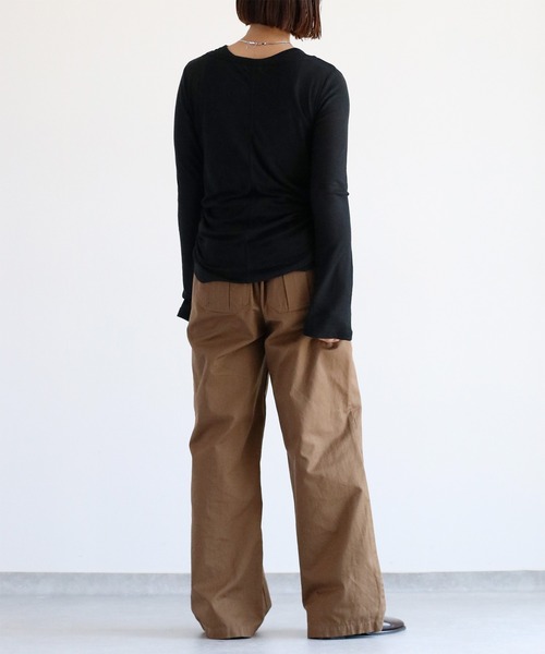 cepo（セポ）の「【セットアイテム】&【マルチウェイ】シアーアンサンブルプルオーバー（Tシャツ/カットソー・レディース・ブラック/グレー/グリーン・M）」の21枚目の写真