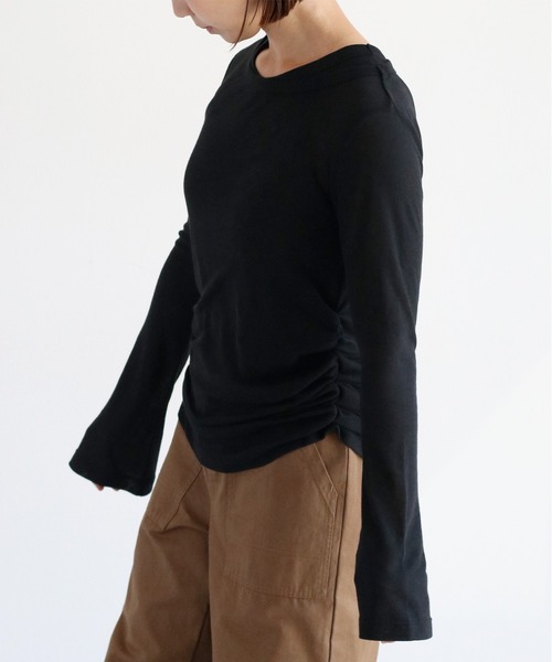 cepo（セポ）の「【セットアイテム】&【マルチウェイ】シアーアンサンブルプルオーバー（Tシャツ/カットソー・レディース・ブラック/グレー/グリーン・M）」の9枚目の写真