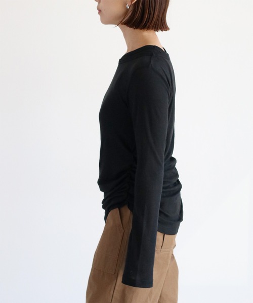 cepo（セポ）の「【セットアイテム】&【マルチウェイ】シアーアンサンブルプルオーバー（Tシャツ/カットソー・レディース・ブラック/グレー/グリーン・M）」の8枚目の写真