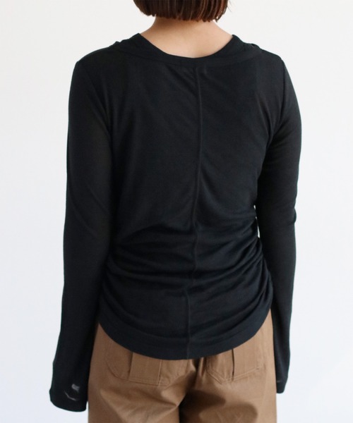 cepo（セポ）の「【セットアイテム】&【マルチウェイ】シアーアンサンブルプルオーバー（Tシャツ/カットソー・レディース・ブラック/グレー/グリーン・M）」の10枚目の写真